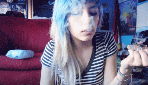 best of Smokes stoner weed chick