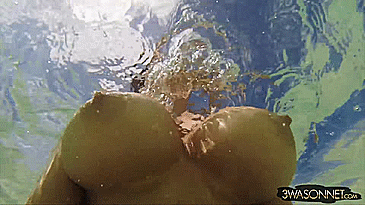 Pissing river underwater