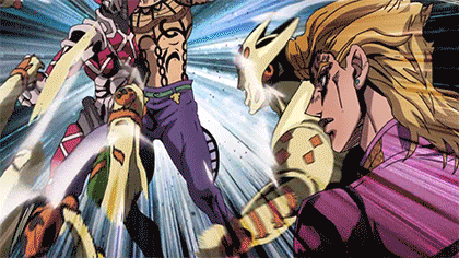 Giorno gives mista golden experience