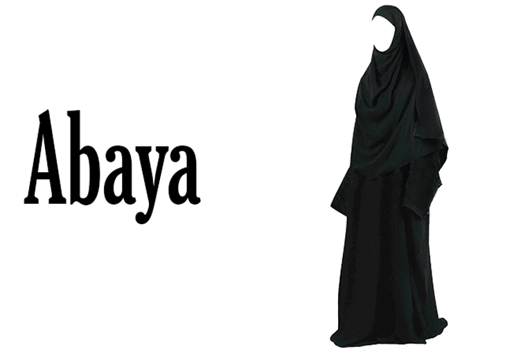 First muslim girl wore hijab