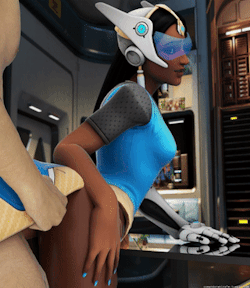 Cosmic reccomend symmetra from behind blender animation