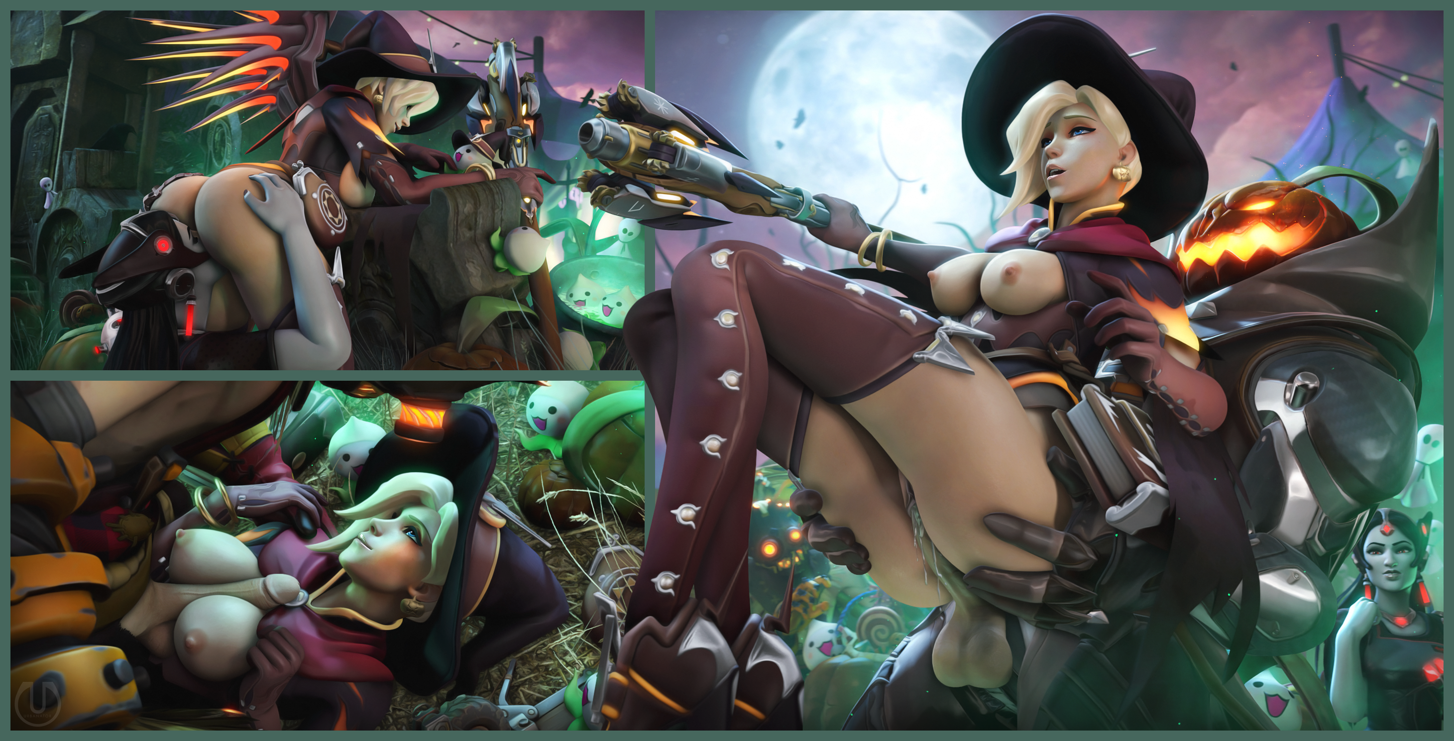 best of Reaper halloween overwatch animation mercy witch