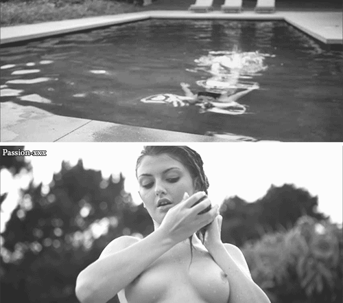 Girl smoking fucking pool