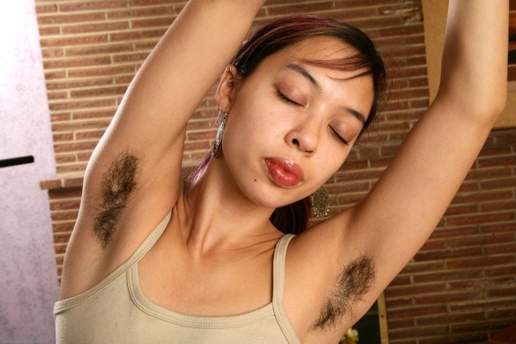 Hairy teen sweaty armpits bush