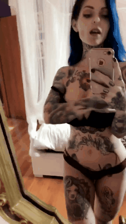 Hot tattoo nude lesbian women