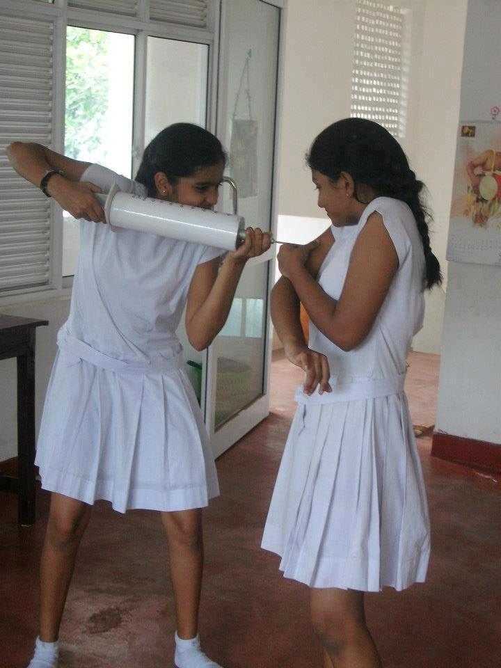 Rhubarb reccomend lankan school girl show body