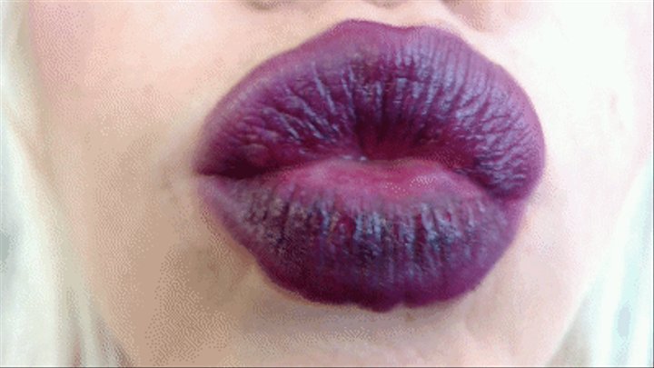 Miss G. recomended putting lipstick gloss fetish candid pouty