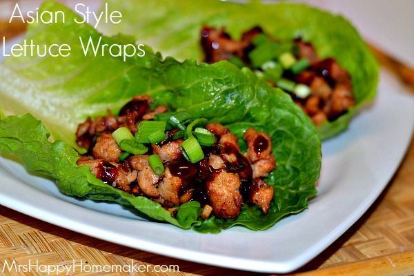Asian lettuce wrap