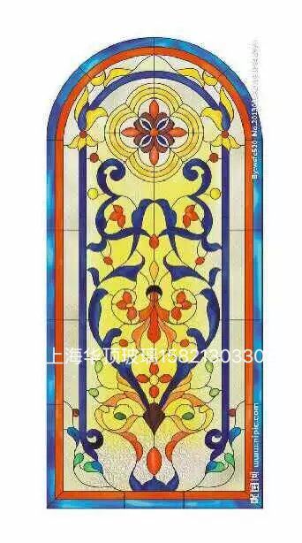 Asian style stained glass