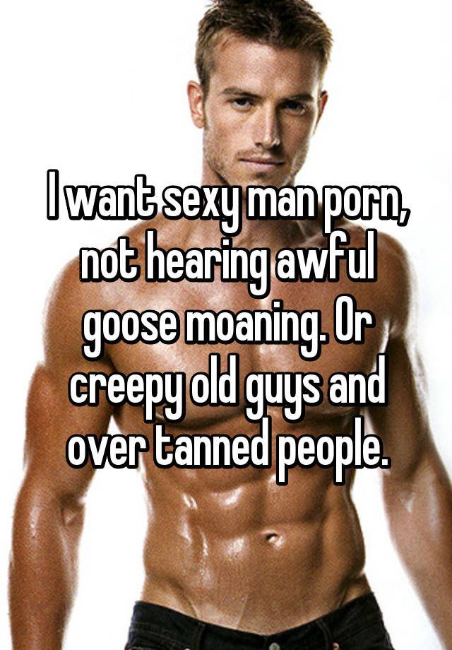 Old man moans
