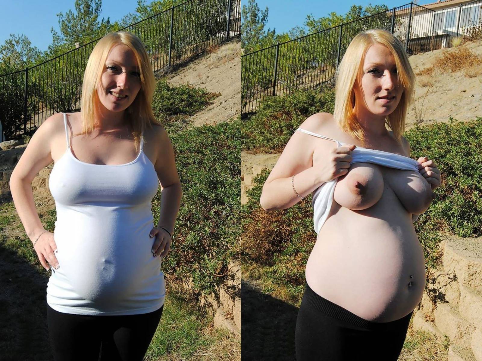 best of Flashing pregnant